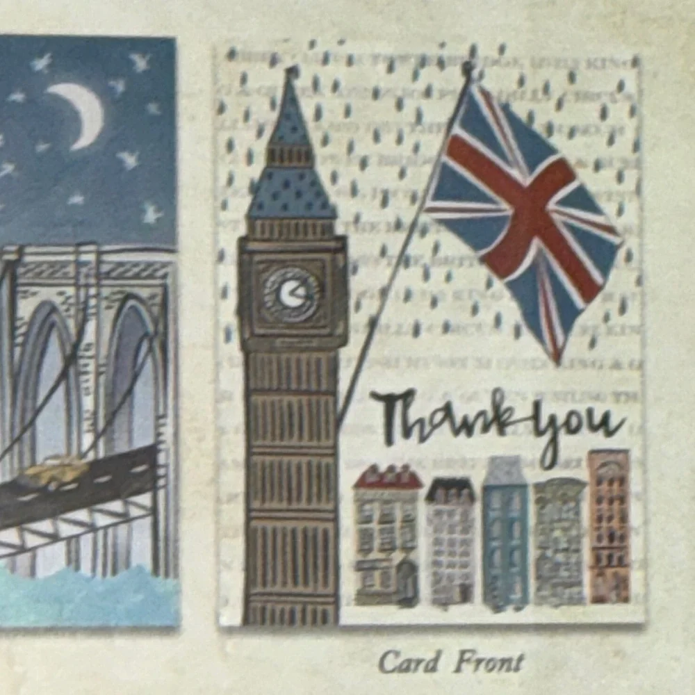 Lady Jayne Note Cards and Envelopes Set Wanderlust Travel Paris